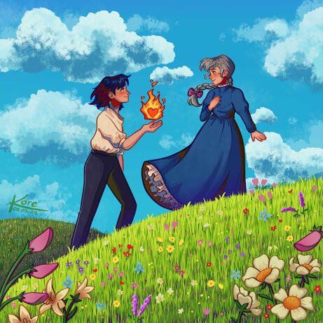 Howl and Sophie Fanart